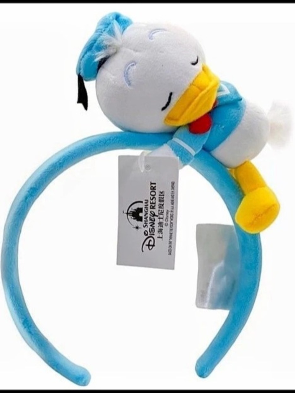 Disney Resort Sleeping Donald Duck Plush Headband